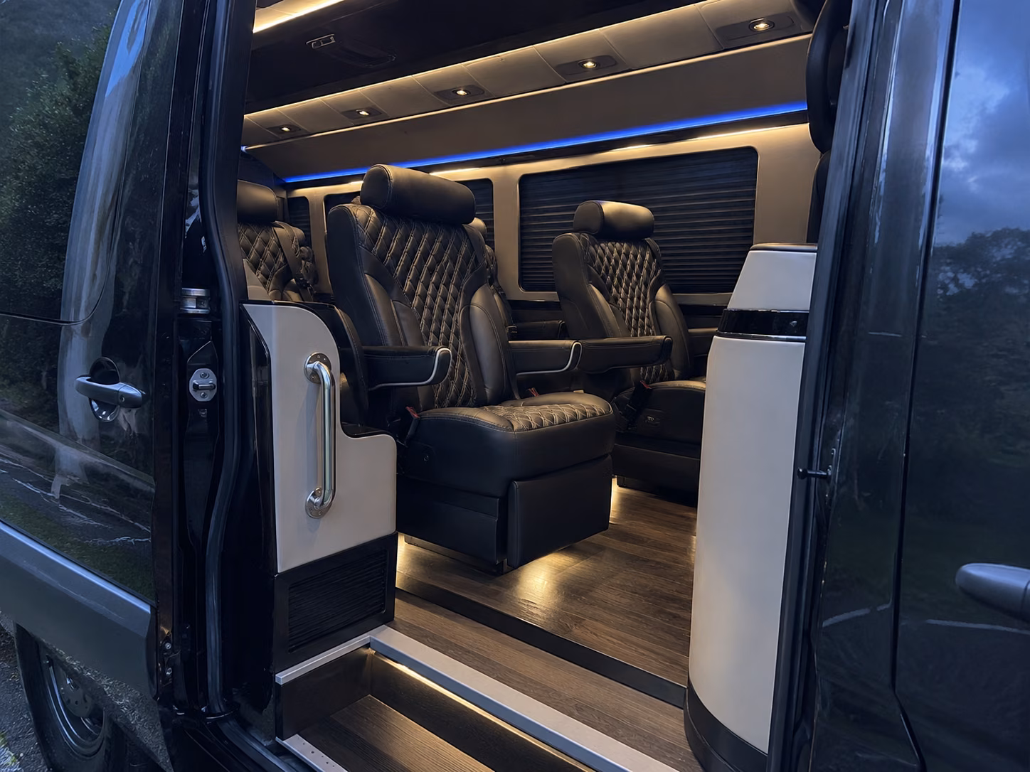 anaheim long distance transportation onboard seating