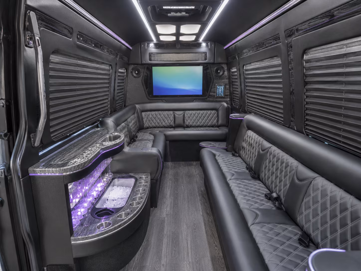 anaheim party bus interior