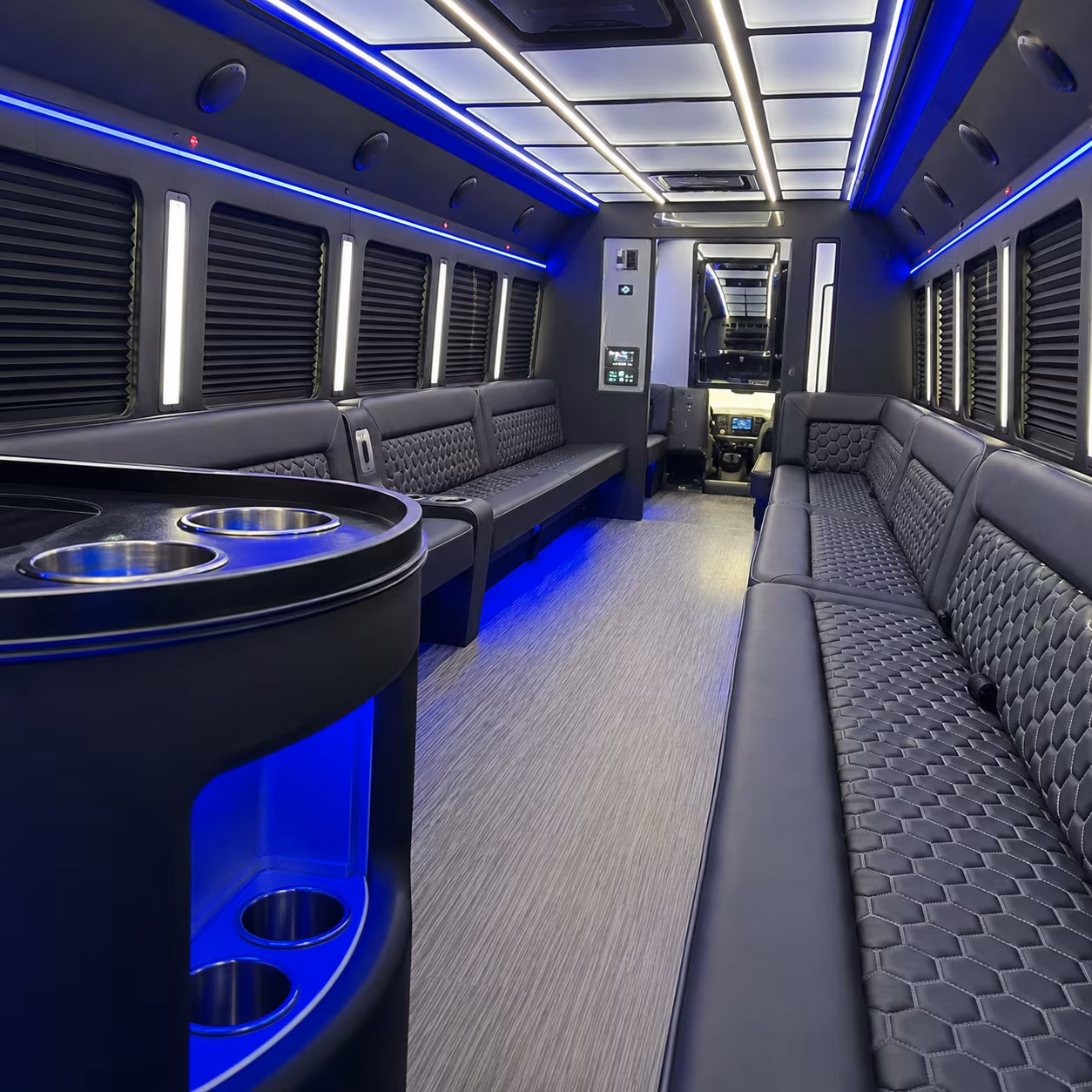 anaheim party bus rentals inside