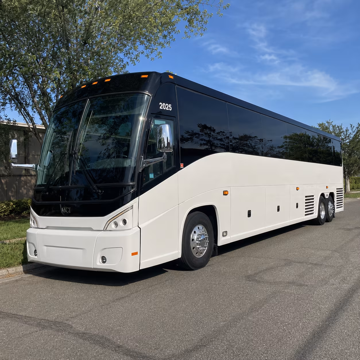 shuttle buses for defense contractor site visits and program reviews near anaheim